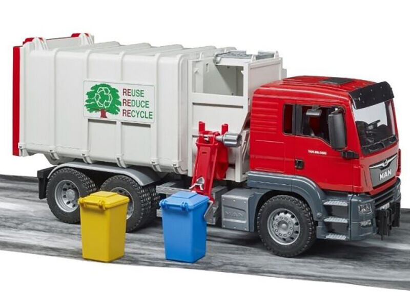 Bruder MAN TGS Popelářské auto 1:16